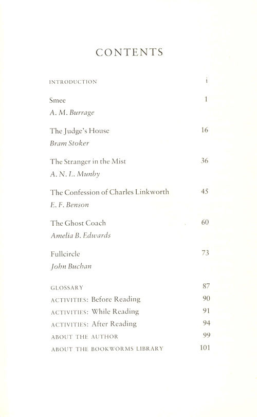 Oxford Bookworms Library 5 Ghost Stories