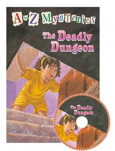 A to Z Mysteries #D The Deadly dungeon (Book+Audio CD)