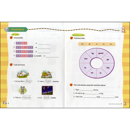 Step into Reading(Step2): Tiger Is a Scaredy Cat (Book+CD+Workbook)