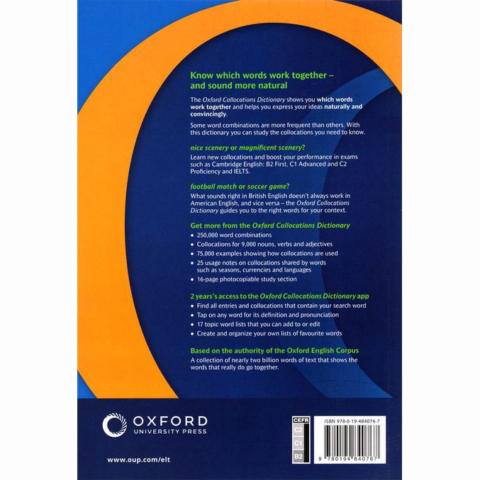 Oxford Collocations Dictionary 2E
