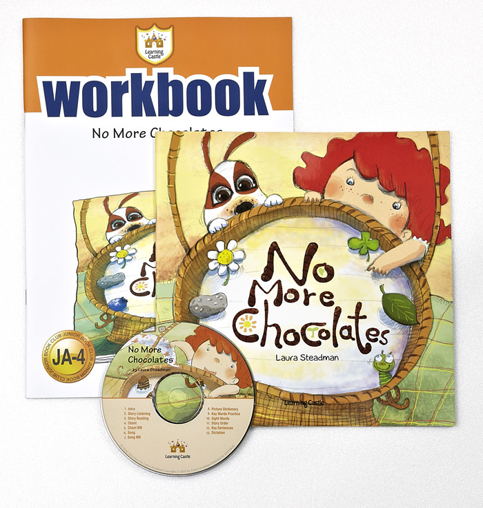 러닝캐슬 주니어 A-04-No More Chocolates (Student's Book +Workbook +CD)