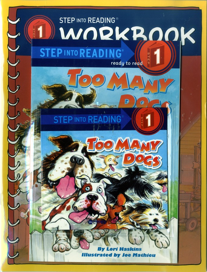 Step into Reading(Step1): Too Many Dogs (Book+CD+Workbook)