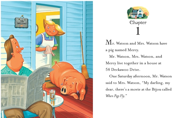 Mercy Watson #6 Something Wonky this Way Comes (Book+CD)