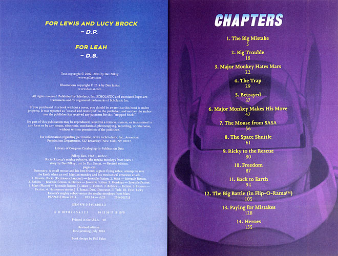 Ricky Ricotta's Mighty Robot vs. The Mecha-monkeys From Mars (Book 4) - New