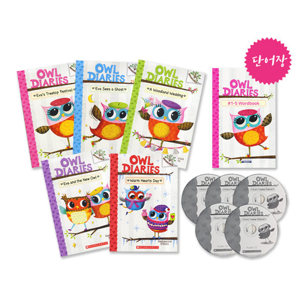 Owl Diaries Treetop Adventure 5종 (Book+CD) Set