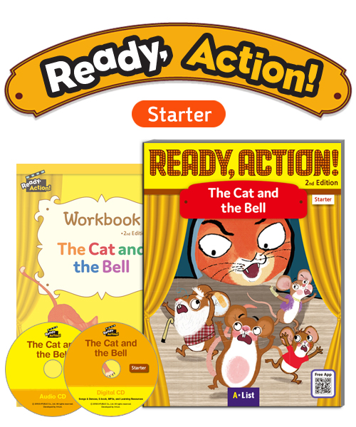 Ready Action 2E Starter The Cat and the Bell Pack (SB with Audio CD, Digital CD, Workbook)