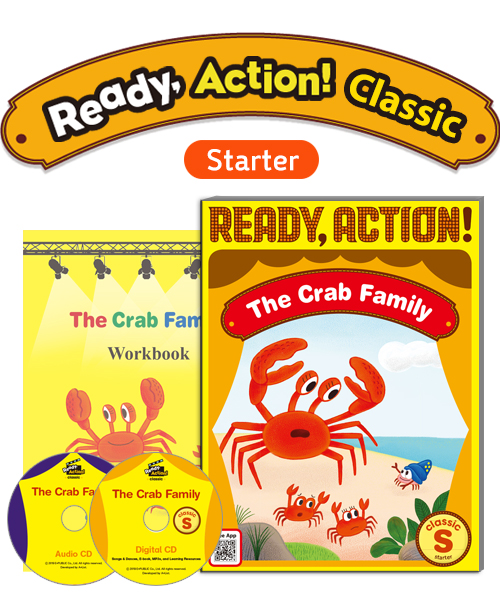 Ready Action Classic Starter The Crab Family Pack (SB with Audio CD, Digital CD, Workbook)