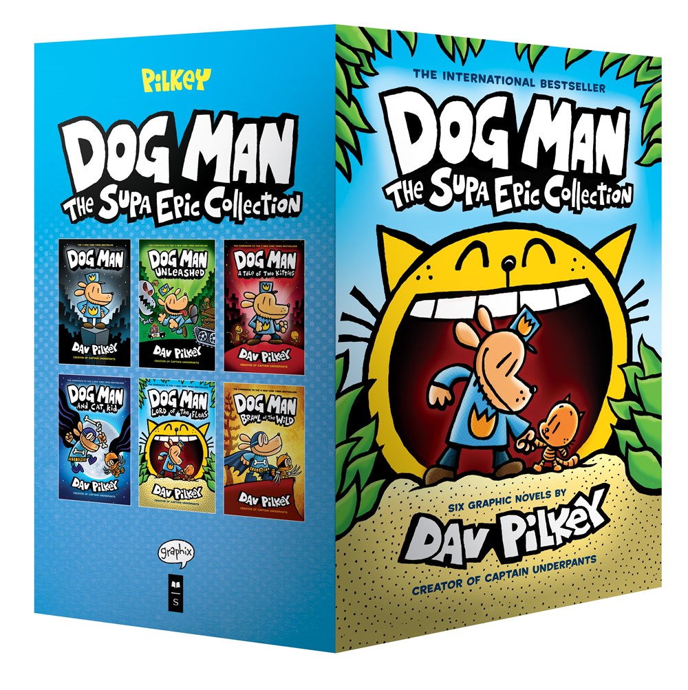 Dog Man #1-6 Boxed Set:The Supa Epic Collection: From the Creator of Captain Underpants (H)