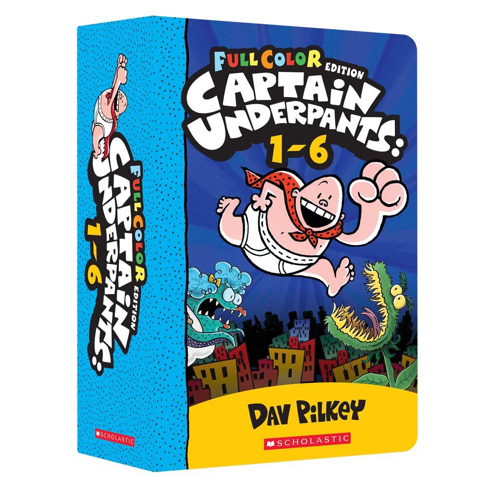 Captain Underpants #1~#6 Box Set (Color Edition)