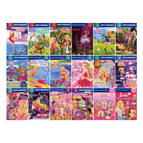 Step into Reading: Barbie 18종 세트