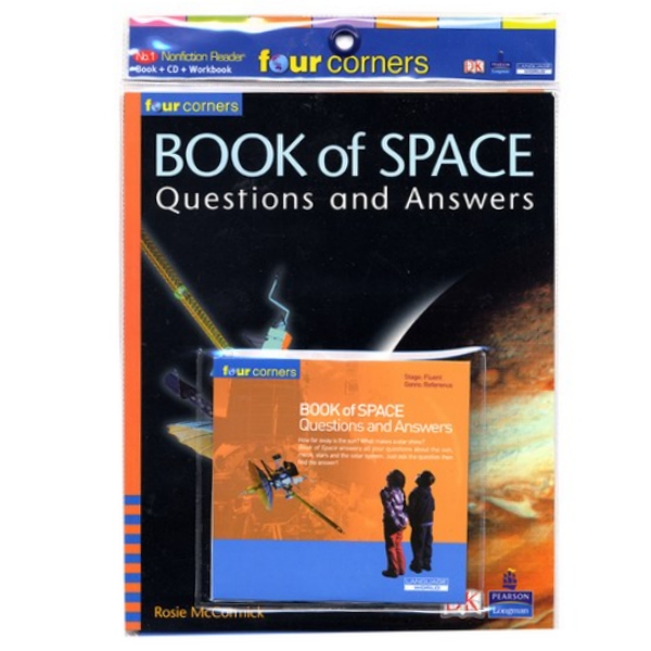 Four Corners Fluent #41: Book of Space Qu (Book+CD+Workbook / 우주 질문 책)