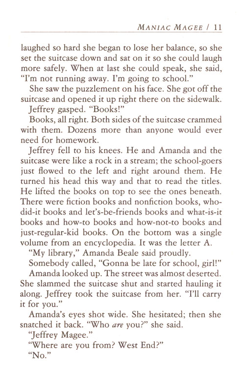 Maniac Magee (리딩레벨 6.0↑) [Newbery 수상작]