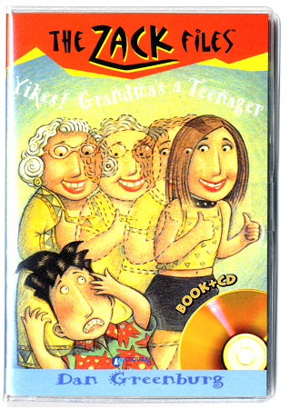 The Zack Files #17 Yikes! Grandma's A Teenager (Book+Audio CD)