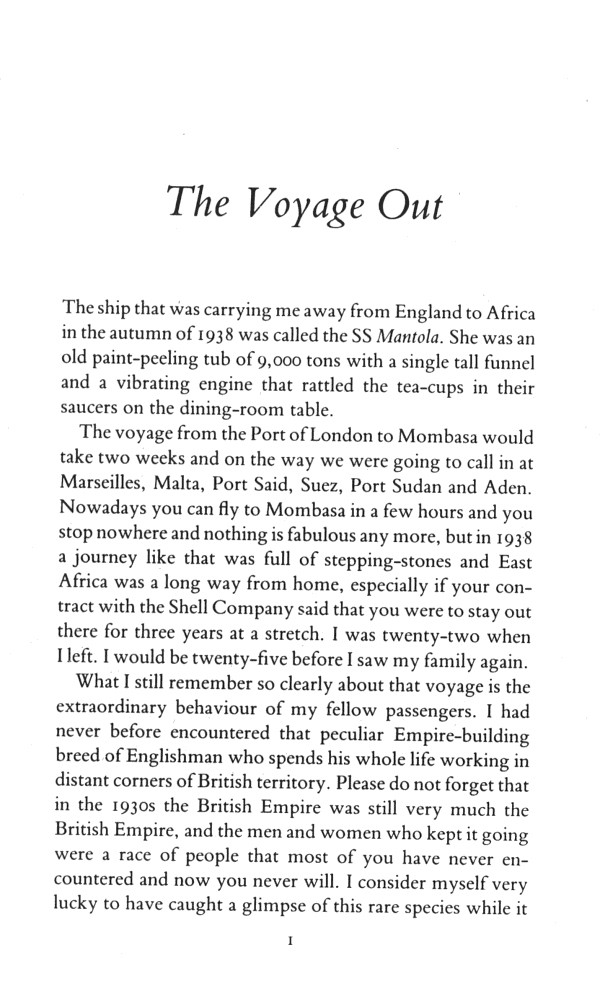Roald Dahl Going Solo 2007