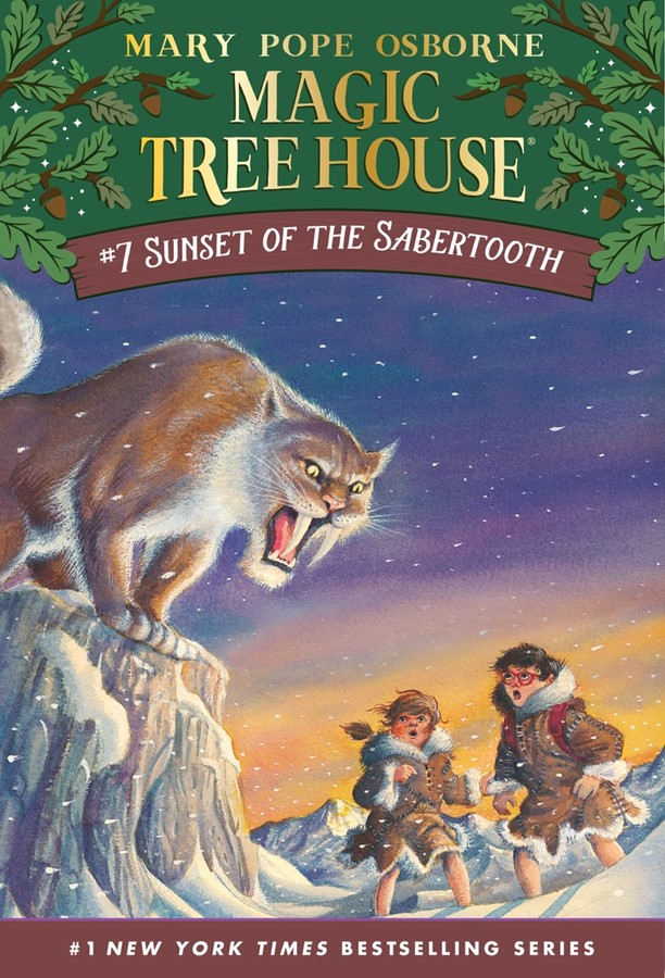 Magic Tree House #7 Sunset Of The Sabertooth (Paperback)