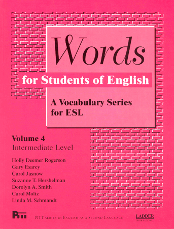 Words For Students Of  Engilsh 4 A Vocabulary Series For ESL