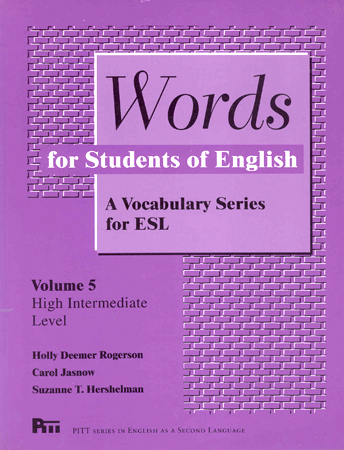 Words For Students Of Engilsh 5 A Vocabulary Series For ESL