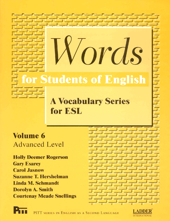 Words For Students Of Engilsh 6A Vocabulary Series For ESL