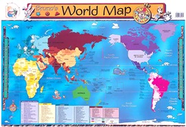 Wallchart Bruno's World Map