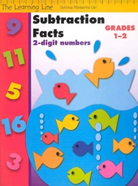 The Learning Line Subtraction Facts 2-digit numbers Grades 1-2