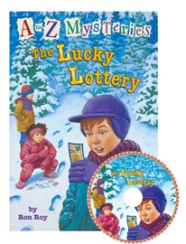 A to Z Mysteries #L The Lucky Lottery (Book+Audio CD)