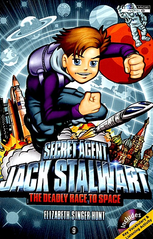 Secret Agent Jack Stalwart #9 The Deadly Race to Space Russia (Book+CD)