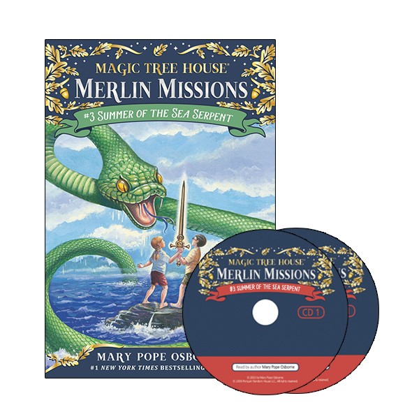 Merlin Mission #3:Summer of the Sea Serpent (PB+CD)