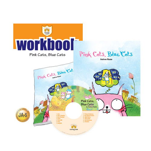 러닝캐슬 주니어 A-05-Pink Cats, Blue Cats (Student's Book +Workbook +CD)
