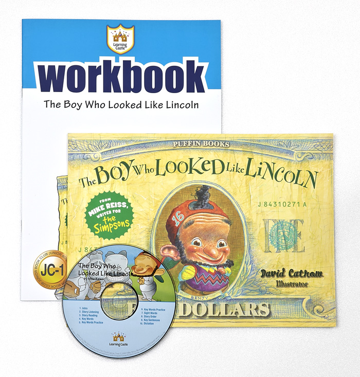 러닝캐슬 주니어 C-01-The boy who looked like Lincoln (Student's Book +Workbook +CD)