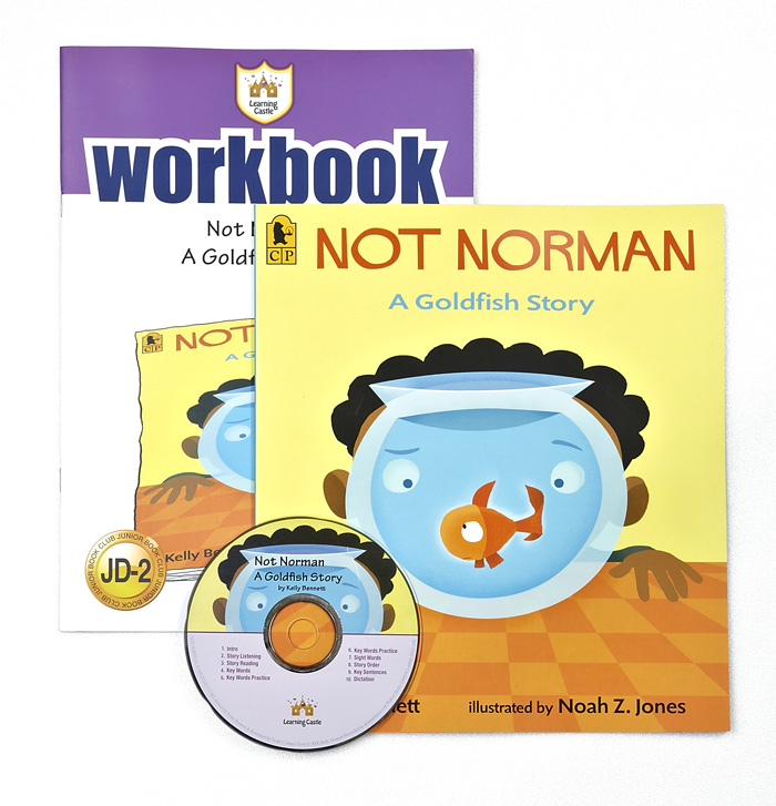 러닝캐슬 주니어 D-02-Not Norman A Goldfish Story (Student's Book +Workbook +CD)