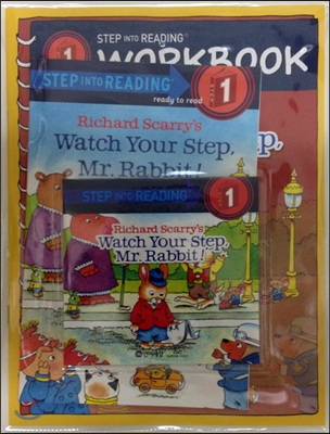Step into Reading(Step1): Richard Scarry's Watch Your Step, Mr. Rabbit (Book+CD+Workbook)