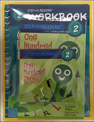 Step into Reading(Step2): One Hundred Shoes a Math Reader (Book+CD+Workbook)