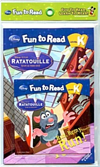 Disney Fun to Read Set K-09 RATATOUILLE: Run, Remy, Run! (Book+Workbook+Audio CD) [라따뚜이]