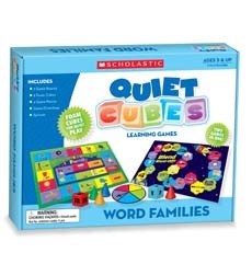 Quiet Cubes Learning Games: Word Families