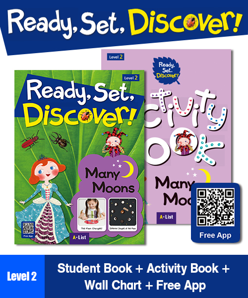 [오체영] Ready,Set,Discover! 2: Many Moons (SB+Multi CD+AB+Wall Chart)