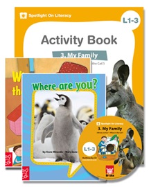 Spotlight on Literacy Level 1-3 My Family (2 Storybooks + 1 Activity Book + Multimedia CD)