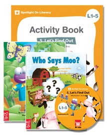 Spotlight on Literacy Level 1-5 Let's Find Out (2 Storybooks + 1 Activity Book + Multimedia CD)
