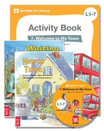 Spotlight on Literacy Level 1-7 Welcome to My Town (2 Storybooks + 1 Activity Book + Multimedia CD)