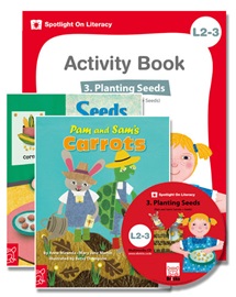 Spotlight on Literacy Level 2-3 Planting Seeds (2 Storybooks + 1 Activity Book + Multimedia CD)