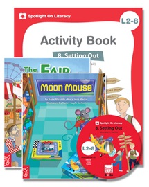 Spotlight on Literacy Level 2-8 Setting Out (2 Storybooks + 1 Activity Book + Multimedia CD)