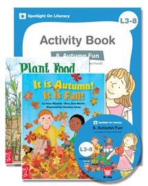Spotlight on Literacy Level 3-8 Autumn Fun (2 Storybooks + 1 Activity Book + Multimedia CD)