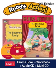 Ready Action 2E 1: The Enormous Turnip [SB+WB+Audio CD+Multi-CD]