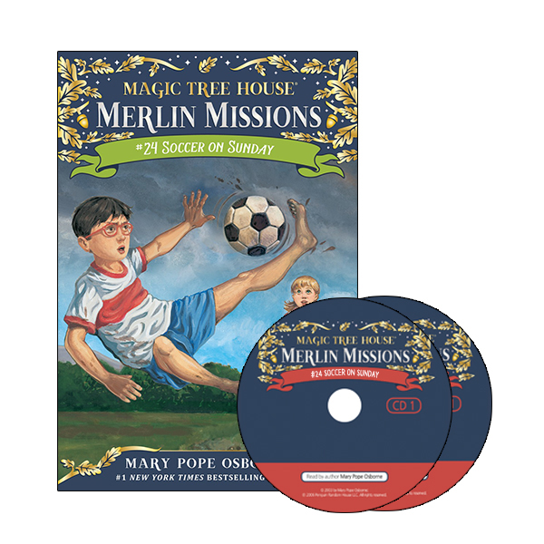 Merlin Mission #24: Soccer on Sunday (PB+CD)
