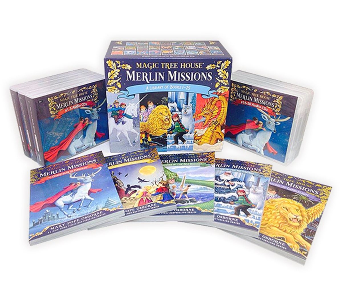 Magic Tree House Merlin Missions #1~25 Set (Book+CD+Wordbook)