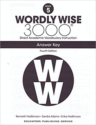 Wordly Wise 3000: Book 05 Answer Key [4th Edition]