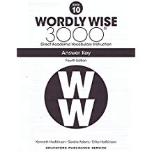 Wordly Wise 3000: Book 10 Answer Key [4th Edition]