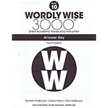 Wordly Wise 3000: Book 10 Answer Key [4th Edition]