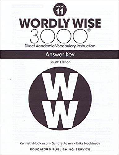 EPS-Wordly Wise 3000: Book 11 Answer Key (4/E)