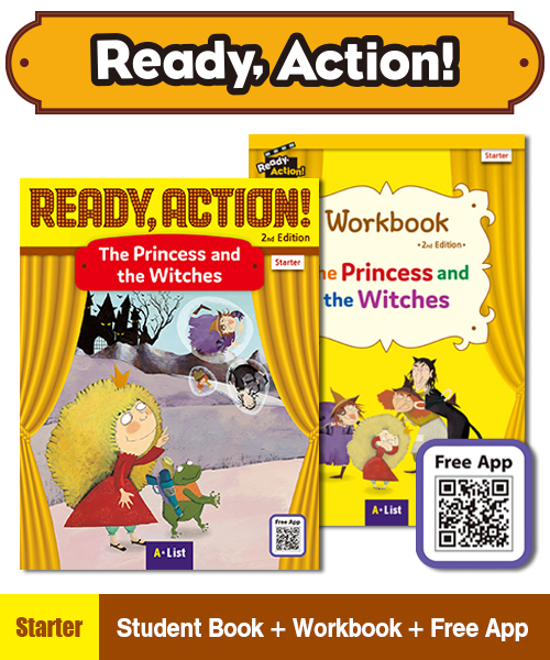 Ready Action 2E Starter The Princess and the Witches Pack (SB with Audio CD, Digital CD, Workbook)