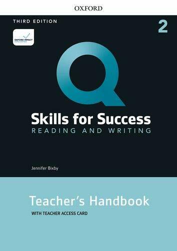 Q 3E Reading & Writing 2 Teacher's handbook with Teacher Access Card